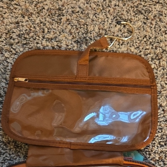 Orange & Pink Geometric Pattern Travel Bag - Picture 3 of 5